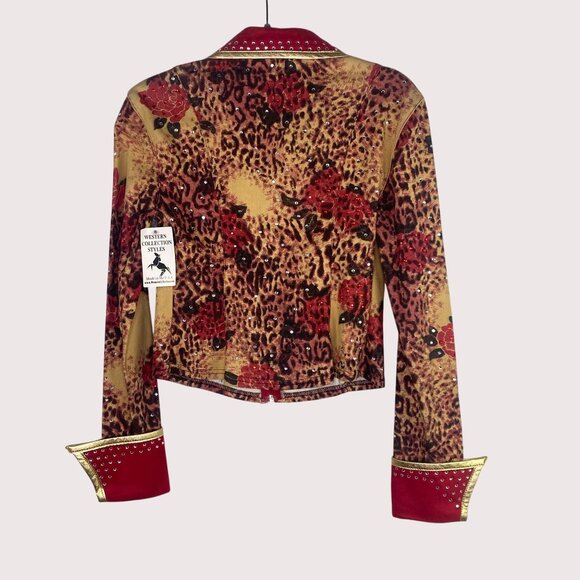 Western Collection Styles Rhinestone Horse Show Shirt XS New With Tag - Picture 2 of 10